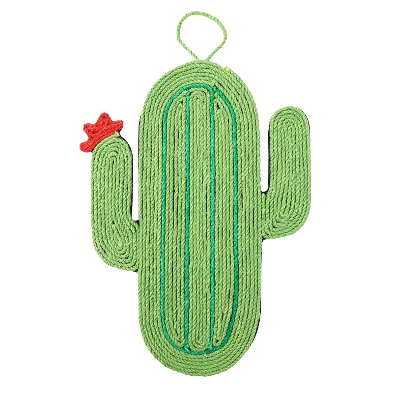 Cat Paw Pad Cat Scratching Mat Cat Sisal Paw Pad Cactus Kitten Scratcher Board Moisture-proof Scratcher Cushion: cactus