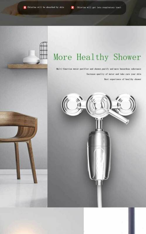 10 schicht Bad Dusche Filter Wasserfilter Hohe Leistung Universal Bade