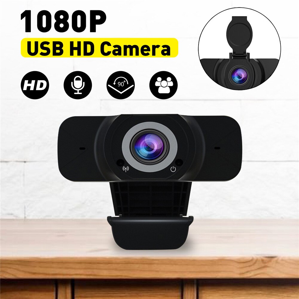 BALLEEN.E Full HD 1080P USB Webcam With Built-in Mic Web Cam Laptop Online Teching Conference Web Cameras Anti Peeping Webcame