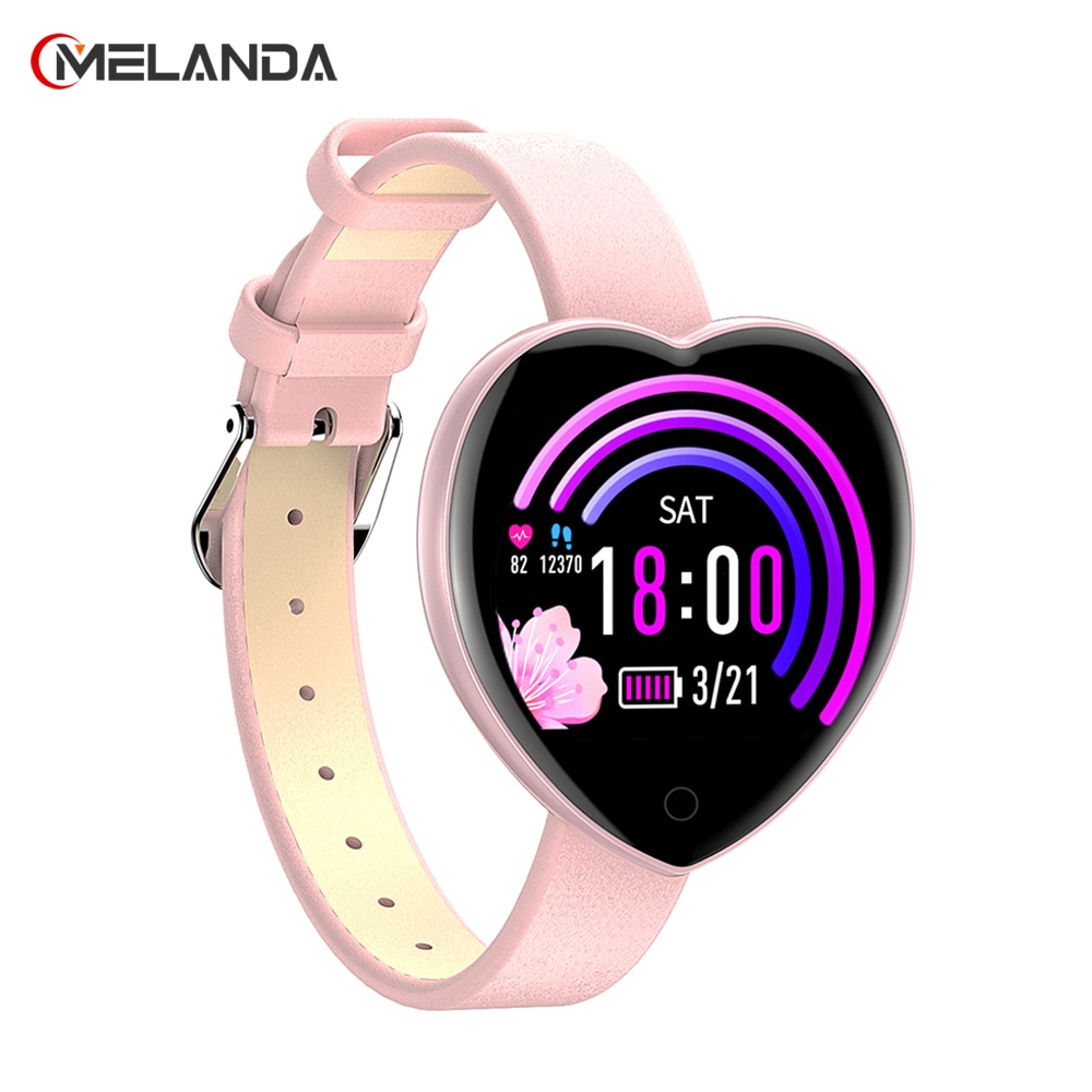 Smart Horloge Vrouwen Waterdicht Mooie Armband Hartslagmeter Slaap Monitoring Fitness Armband Smartwatch
