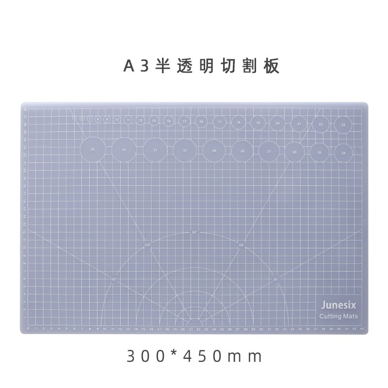 Doorschijnende Snijden Pads Handbook Sticker Rubber Stempel Pads Snijplanken Duurzaam Diy Pvc Snijden Matten Graveren Pen Mes: A3(45X30cm)