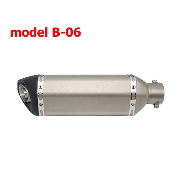 Sclmotos- 51mm Motorcycle Akrapovic Yoshimura Exhaust Muffler Pipe with DB Killer Escape Moto Pitbike Racing NMAX CB650F MT03