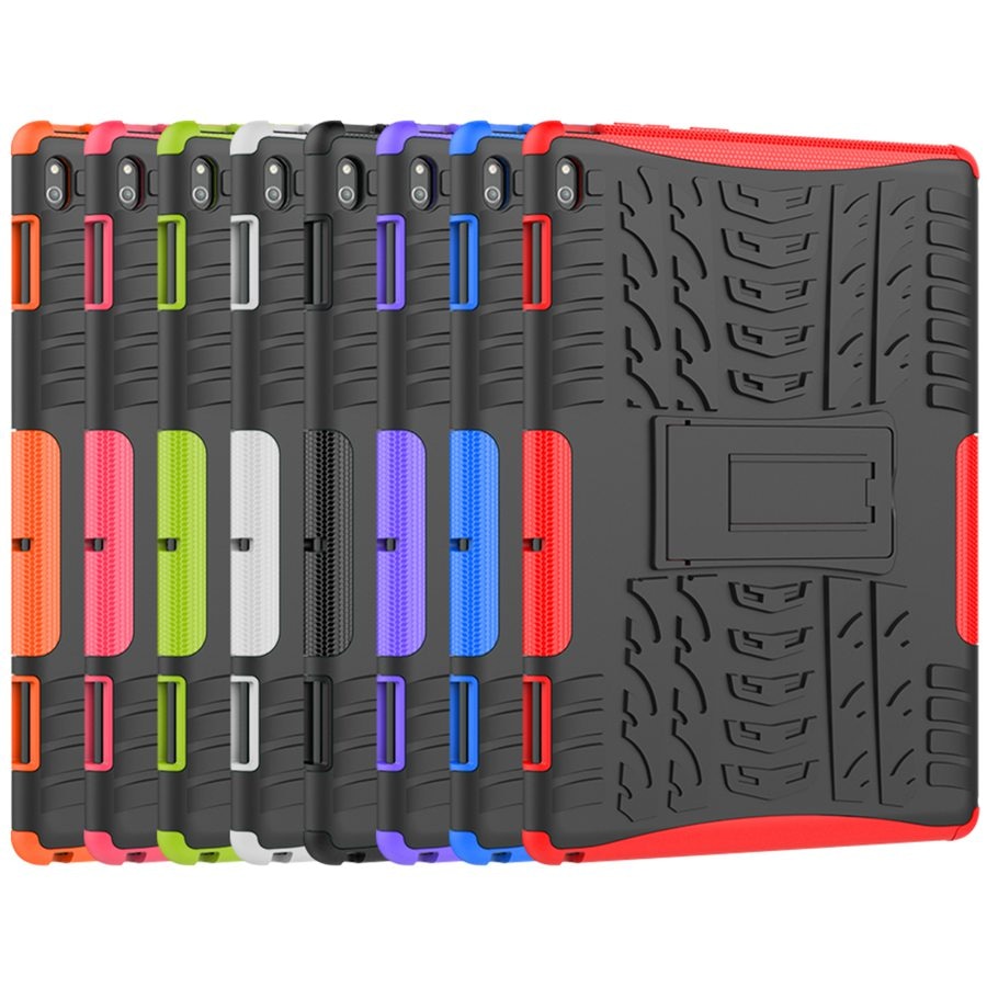 Stoßfest Rügestochen Für Lenovo Tab E10 fallen 10,1 zoll TB-X104F TB X104F fallen TPU + PC hybrid rügestochen Stehen Tablette abdeckung + Stift