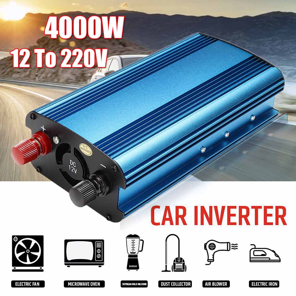 3000W/4000W inversor de energía Solar del coche DC 12/24V a AC 220V modificado convertidor de onda sinusoidal JHP-mejor
