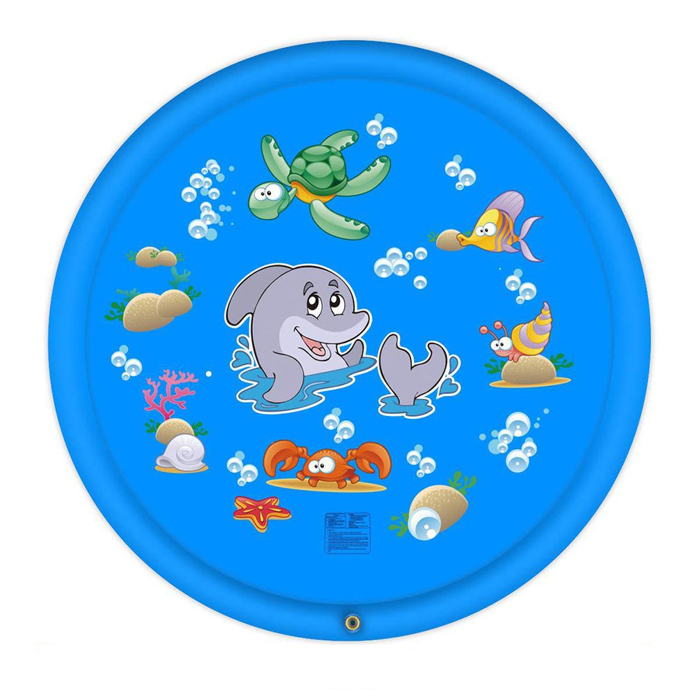 Water spray game mat lawn sprinkler mat PVC Interest cultivation Water spray pad for children Lawn water pad