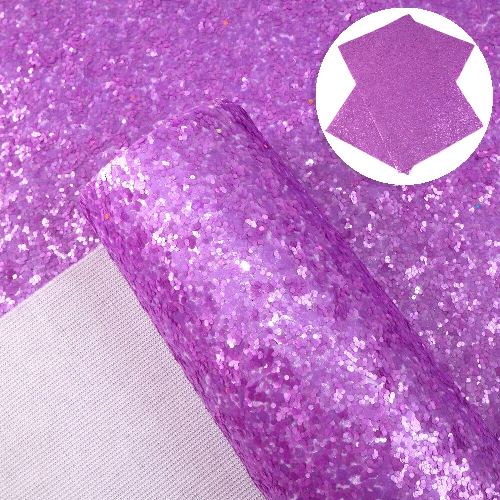 50*140cm Solid Color Chunky Glitter Faux Leather Sheet Vinyl Leatherette Clothing Upholstery DIY Earring Accessories,1Yc12110: 1095060017
