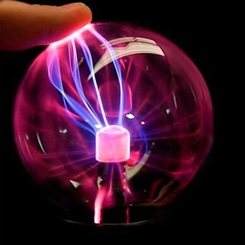 Plasma boule lampe statique électricité tactile sensible magique lumière Globe lumière maison bureau voiture décoration USB batterie alimenté