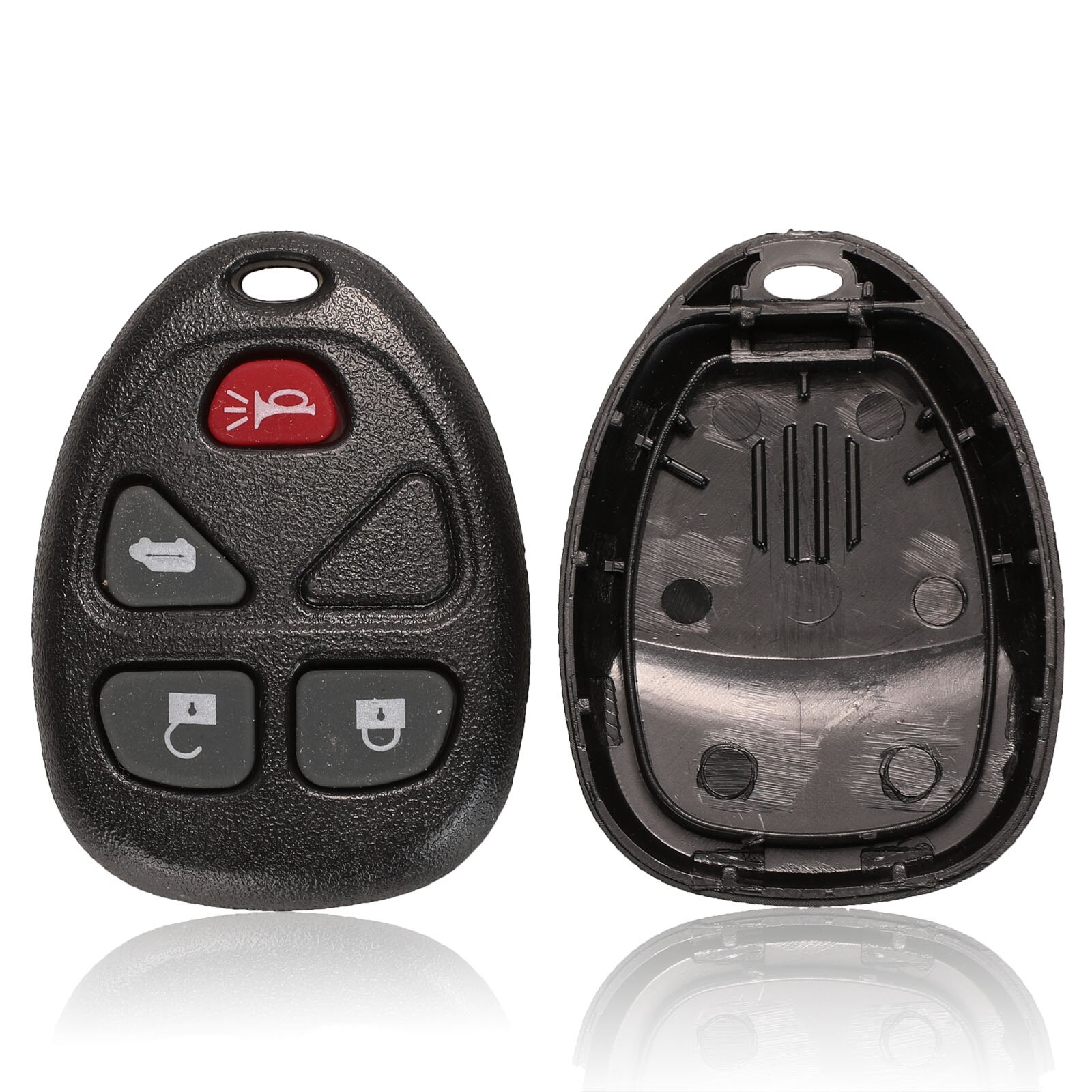 Bilchave 3/4/5/6- knops afstandsbediening sleutelbehuizing voor buick hummer  h3 gmc voor chevrolet colorado isuzu vervangende sleutelbehuizing: 5 knoppen shell b