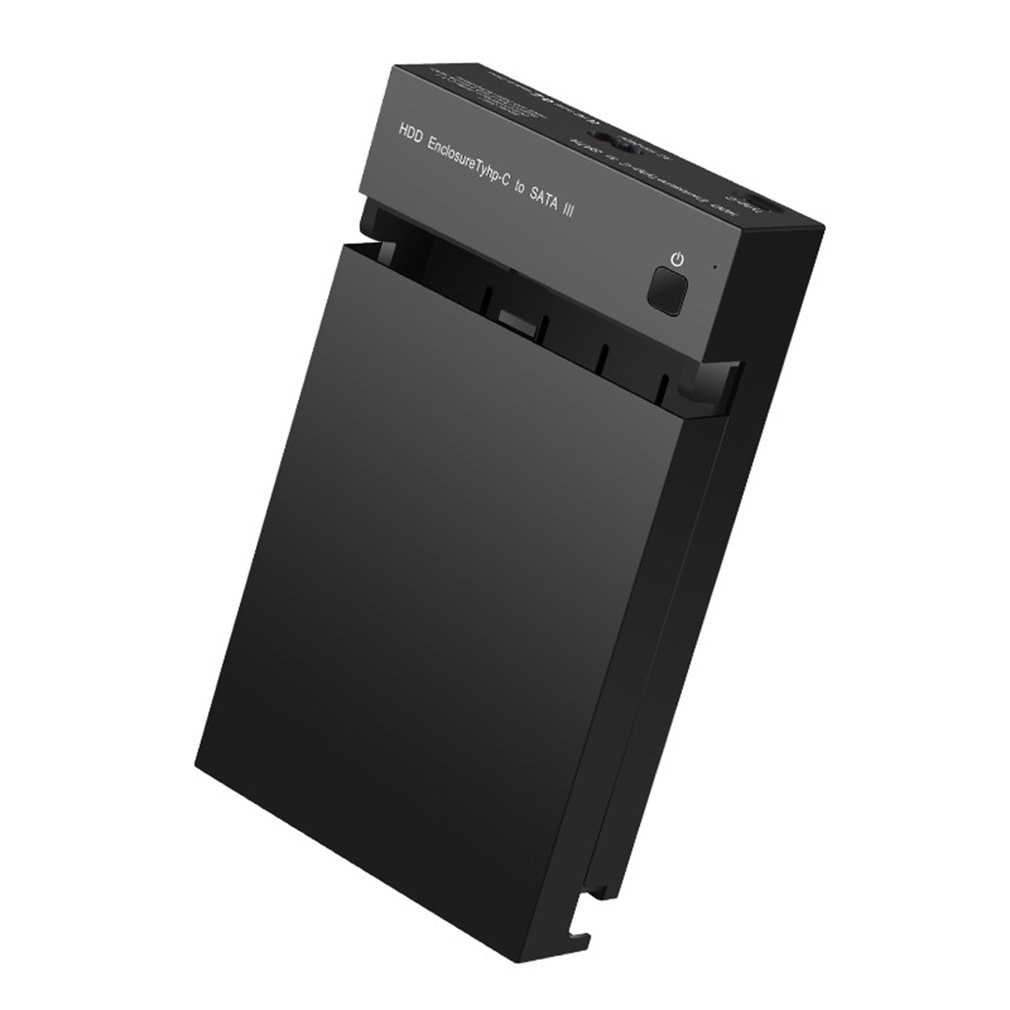 Boîtier de disque dur externe 3.5 pouces type-c vers Sata Usb 3.1 type-c 3.5 "Sata3.0 boîtier de disque dur externe boîtier Hdd