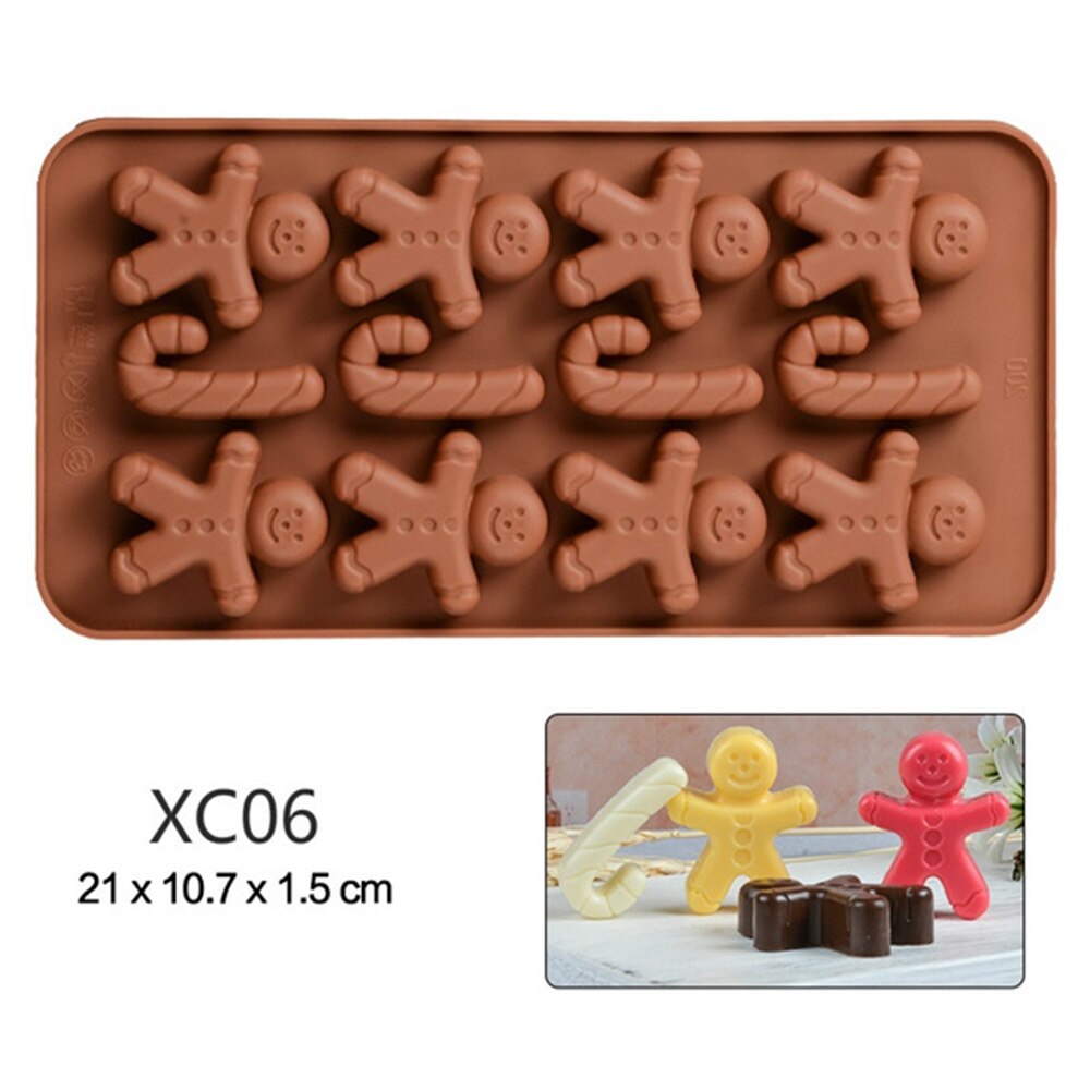 Halloween Chocolade Mould Silicone Fondant Mallen Mooie Chocolade Chocolade Maken Mallen Herbruikbare Non Stick Candy Mallen Tool: Sky Blue