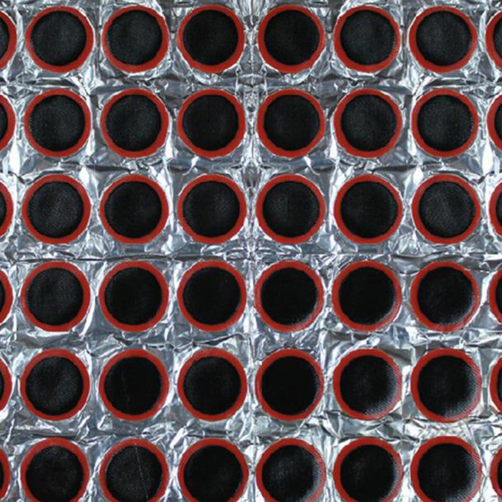 48Pcs/Sheet 25 Mm Fiets Band Patch Ronde Fiets Band Band Rubber Patch Stuk Zonder Lijm Fietsen Punctie reparatie Tools