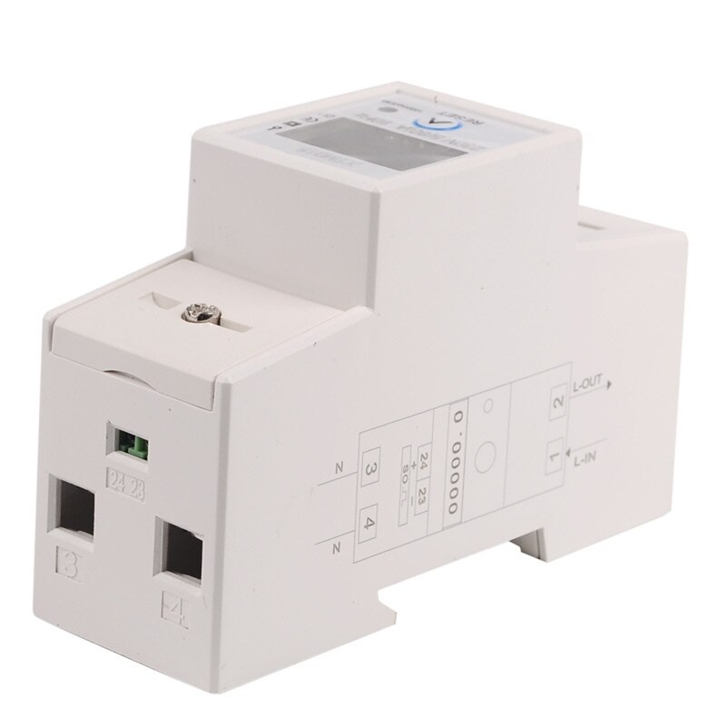 DDS015 230V 5-80A kwh Electric Meter Single Phase with Reset Power Consumption