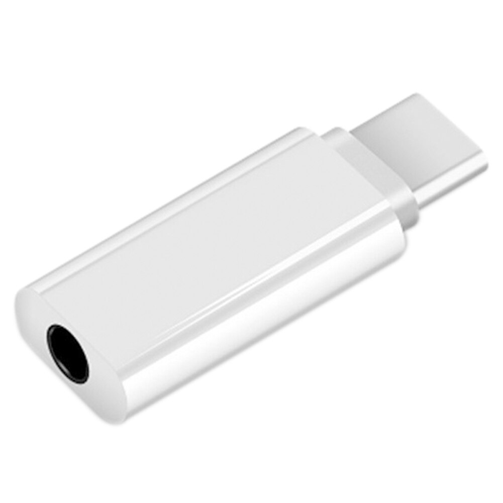 Typ C zu 3,5mm Audio- Adapter für DJI Osmo Tasche Externe Mikrofon Verlustfreie Klang Kopfhörer Adapter: Weiß