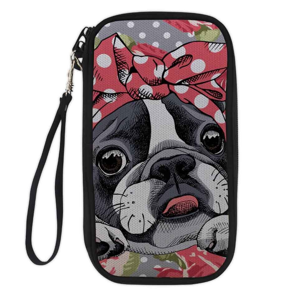 Passport Holder - 3D Animal Print - Polyester Travel Wallet for Men & Women - Document Organizer: T1046Z6