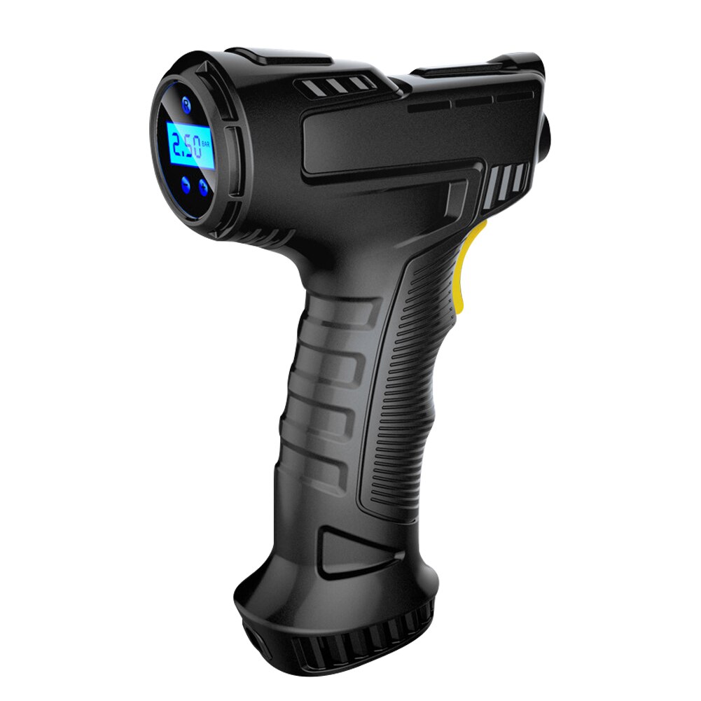 120W Wireless Car Air Compressor Handheld USB Rechargeable Tire Inflator Digital Display Inflatable Pump Pressure Gauge