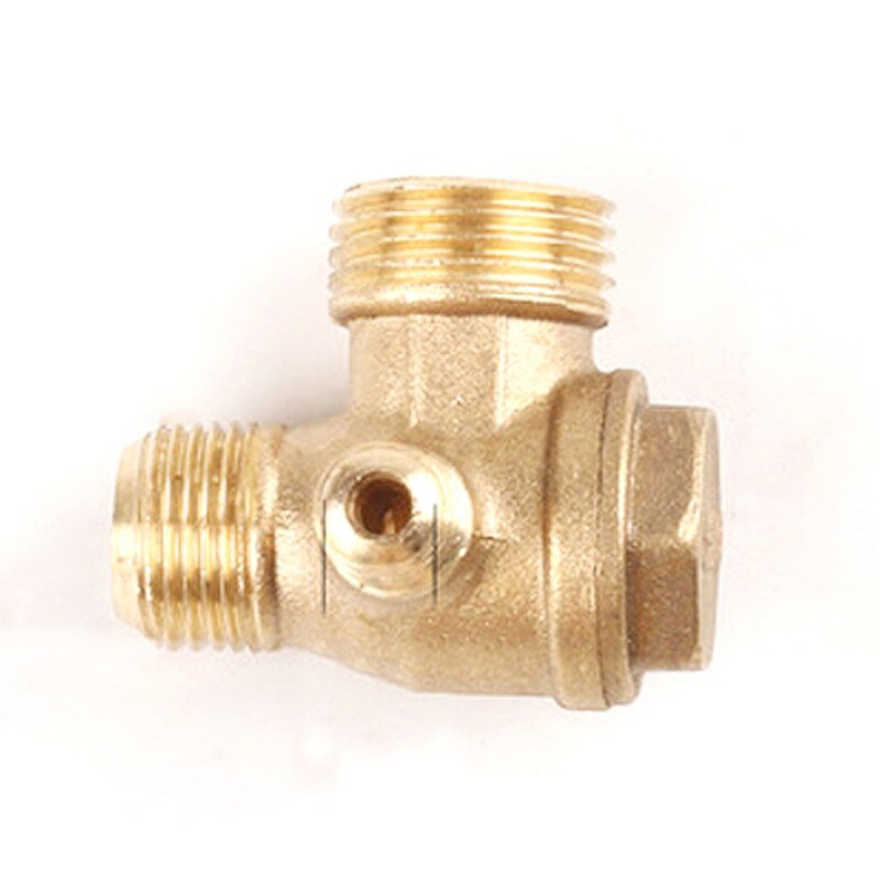 Brass Check Valve Air Compressor Parts Brass Check Valve Connector Tool Workshop Equipment Connector Tool