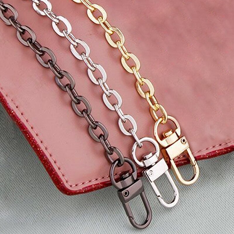 Nowy O kształt łańcuch torby 6mm Metal wymiana torebka łańcuch Crossbody na ramię pasek torby dla Cluth mała torebka uchwyt DIY moda