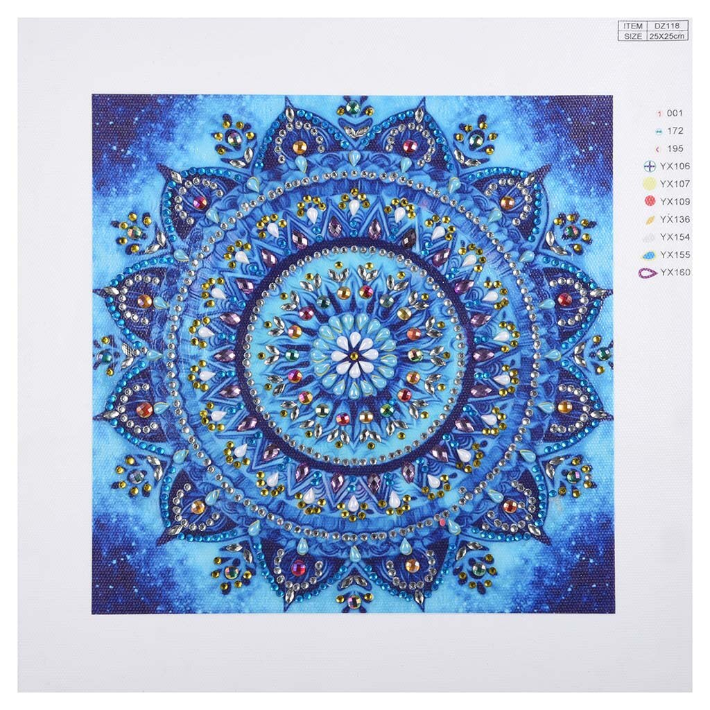Geometric patterns Special Shaped Diamond Painting DIY 5D Partial Drill Cross Stitch Kits Crystal Rhinestone broderie diamant: B