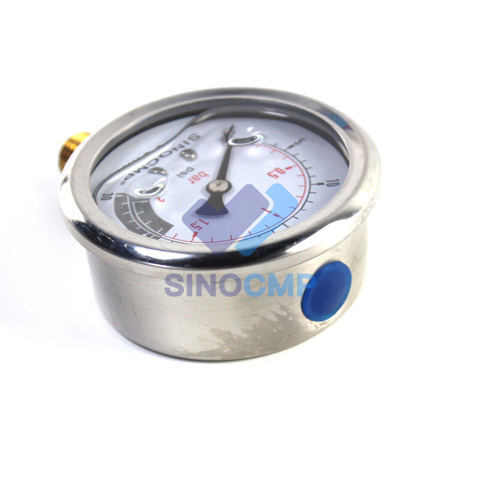 Samengestelde Druk Vacuüm Gauge Glycerine Gevuld 6... – Vicedeal
