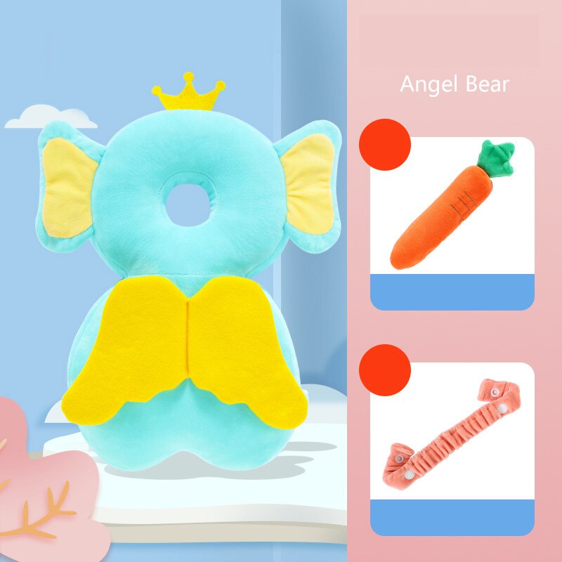 Bébé oreiller doux tête Protection oreiller -né enfant en bas âge oreiller PP coton rebond bébé tête Protection coussin bébé soins sûrs: 9
