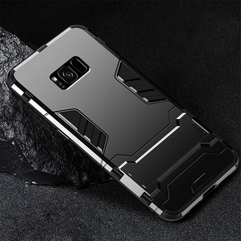 fallen Für Samsung Galaxis S8 Plus Silikon Abdeckung Anti-klopfen Harte PC Roboter Rügestochen Schlanke praktisch Zurück Fällen Für samsung S8 Coque