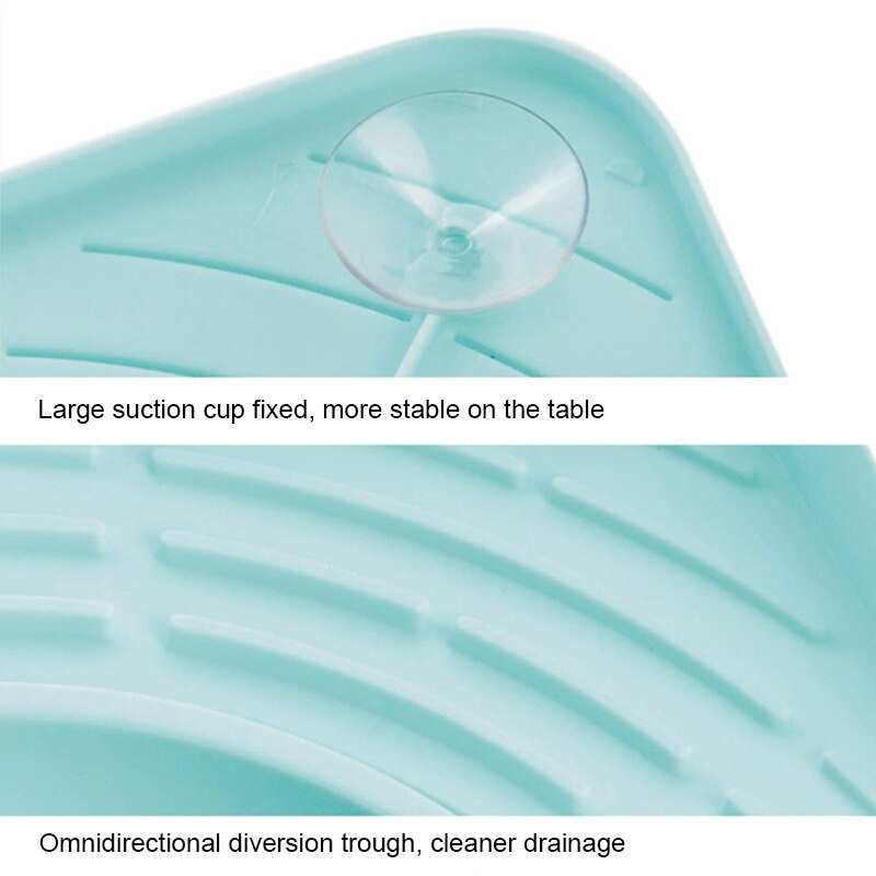 Multifunctional Draining Rack Sink Corner Sponge Storage Shelf for Kitchen TUE88