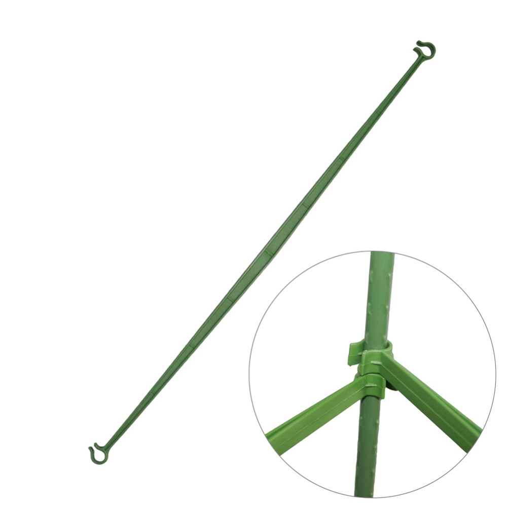Plant trellis Fixed Connector Rod Plastic Gardening Pillar Connector Awning Pole Connecting Rod Agriculture tools 6 Pcs