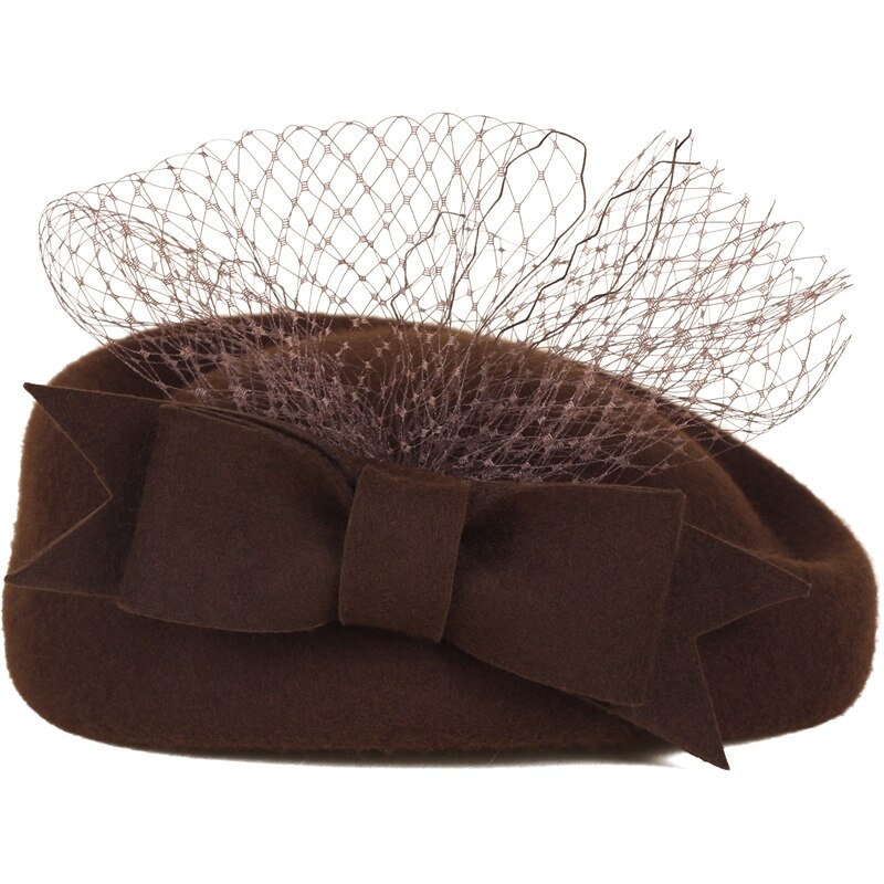 Fs fascinators naisille villa muodollinen kuninkaallinen hatut naisten hattu häät pillerirasia derby cocktail huopa vintage chapeu fedora