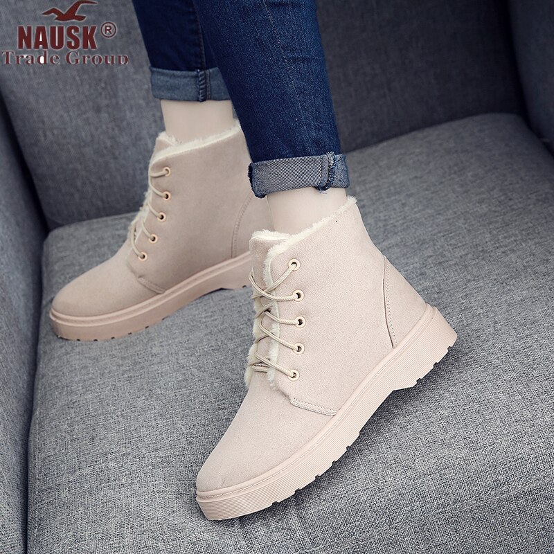 Vrouwen Laarzen Winter Schoenen Vrouw Snowboots Grote Pluche Binnenkant Botas Mujer Waterdichte Australische Laarzen Vrouwelijke Booties