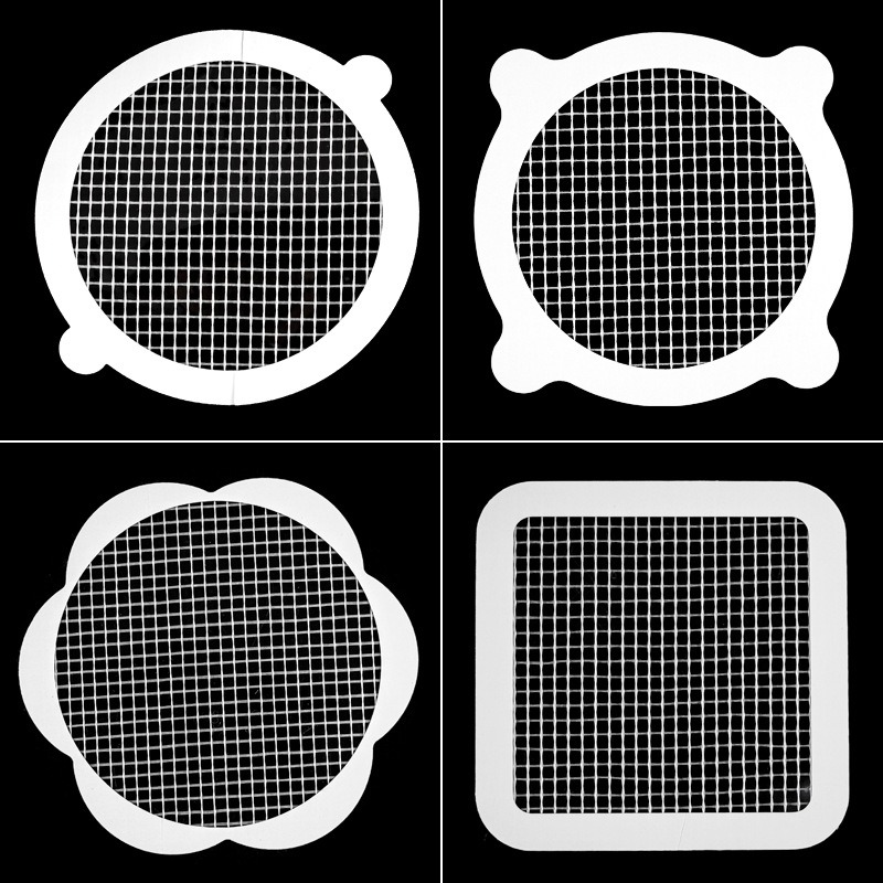 Autocollant de vidange de sol jetable, 50/1 pièces, filtre Anti-blocage, écran attrape-cheveux, bouchon de vidange, couvercle, accessoires de cuisine et de salle de bains