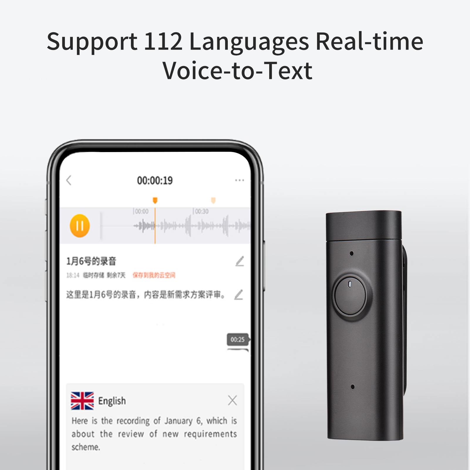 Translation Pen Real-time Voice to Text Reading Translator Multilingual Simultaneous/Dialogue Translating Support 112 Languages