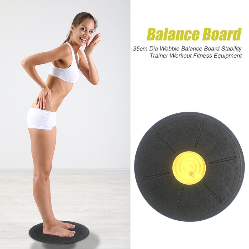 Wobble balance board med 35cm labyrint fysioterapi træning fitness udstyr diameter fitness udstyr forsyninger