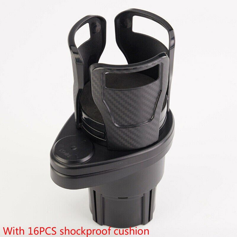Foldable Car Cup Holder Drinking Bottle Holder Cup Stand Bracket Phone Holder Mount Stowing Tidying Car Styling Drinks Holder: Carbon fiber