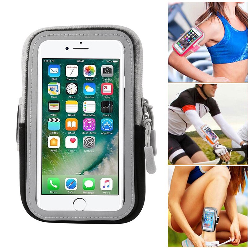 per Alcatel uno tocco D5 5038E 5038D OT-5038E Impermeabile Trasparente Del Sacchetto Del Sacchetto di Caso di Corsa e jogging PALESTRA sport Supporto Del Telefono a Portata di mano