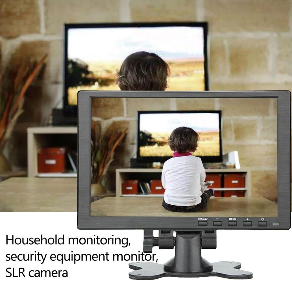 10 Inch Draagbare Monitor Mi 1920X1080 Ips Display Computer Led Monitor Met Lederen Case Voor PS4 Pro/xbox/Telefoon