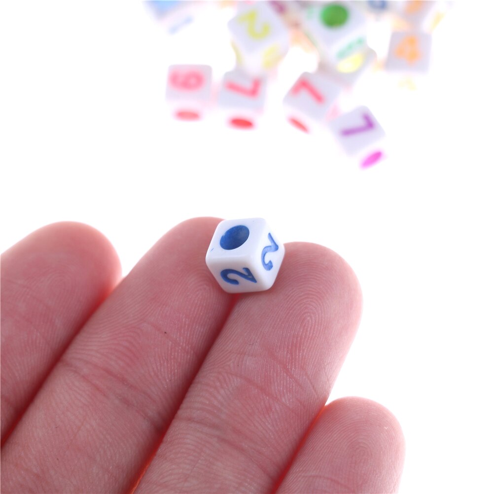 100pcs Alphabet Beads Acrylic Bead Letters DIY Letter Beads For Kids Educational Equipment