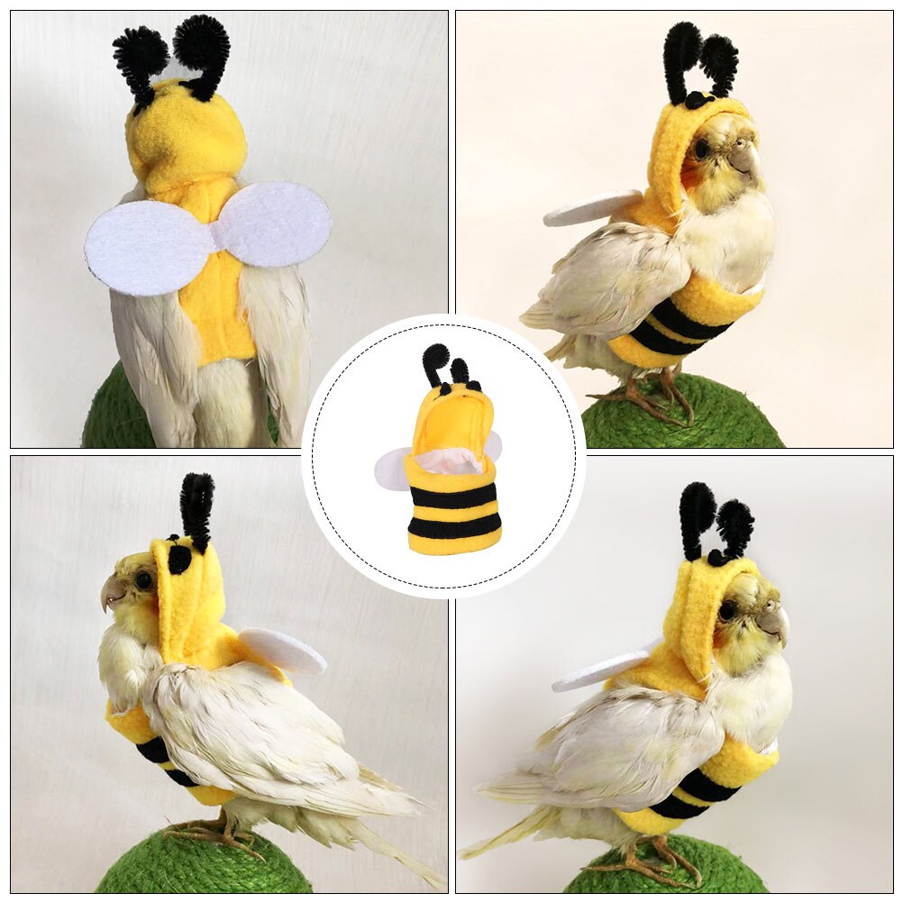 2Pcs Cockatiel Bird Costume Warm Parrot Clothes Adorable Bird Clothing Parrot Clothing for Outdoor Pets Parrots Home