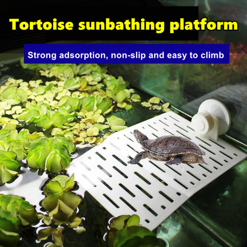 Water Tank Accessories Turtle Island Platform Aquarium Turtle Bask Terrace Island Platform Tank Reptile Dock Decor