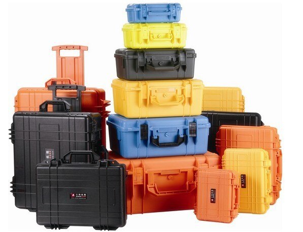 Tool case toolbox suitcase Impact resistant sealed waterproof ABS case security equipment camera case with pre-cut foam lining