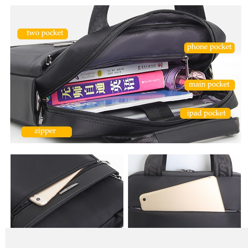 Men Bag Waterproof Oxford Men Shouler Bag Handbag Casual Messenger Bag for Men Crossbody Bag