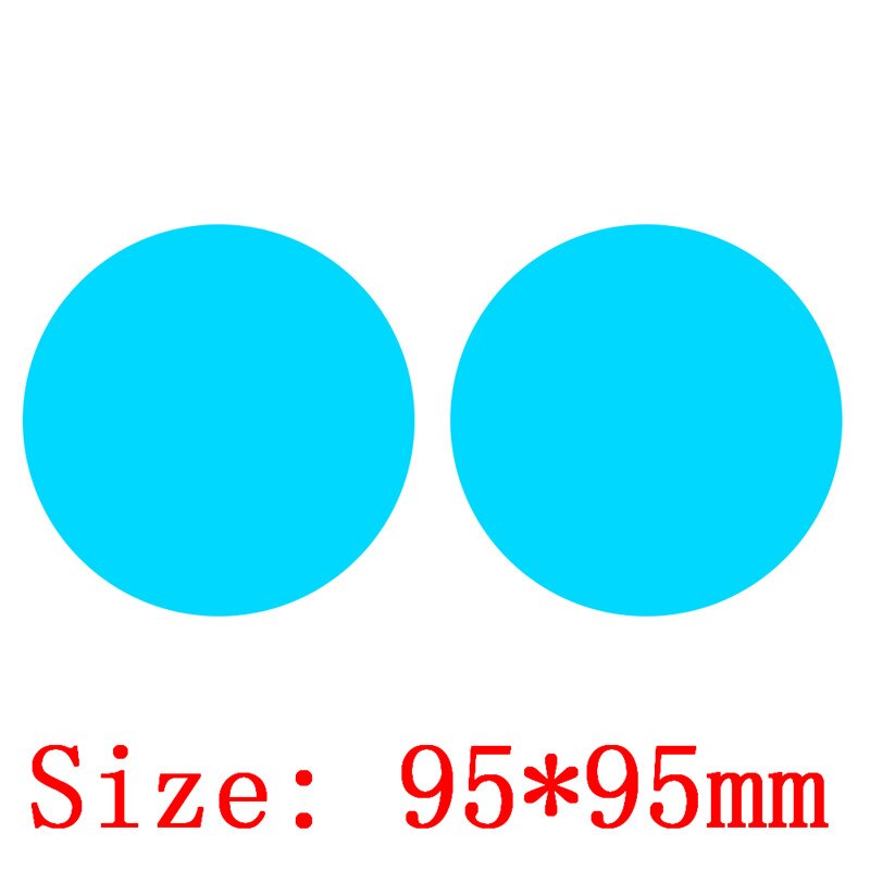 Car Mirror Window Rain Protector Rearview Side Window Clear Film Waterproof Anti-Fog Rain-Proof Protective 2Pcs/Set Car Sticker: 95x95cm