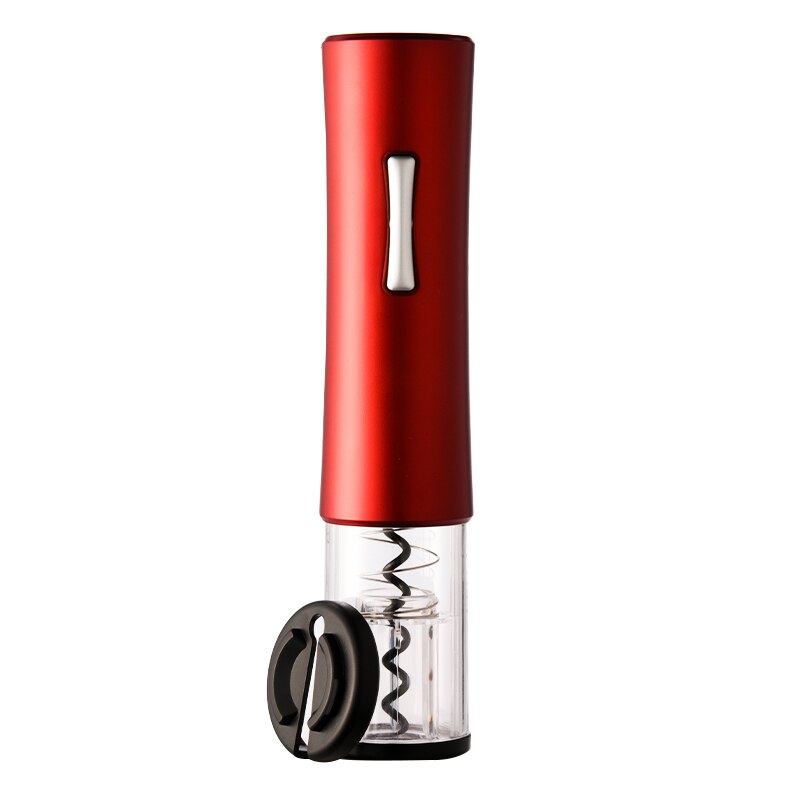 Elektrische Wine Opener, Draadloze Elektrische Wijn Flesopener, Battery Operated Corkscrew Met Wijn Accessoires: Red