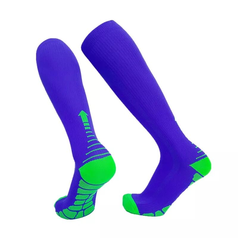 Running Men Women Compression Socks For Football Anti Fatigue Pain Relief 20-30 Mmhg Black Compression Socks Fit For Sport Socks: S/M / Orange