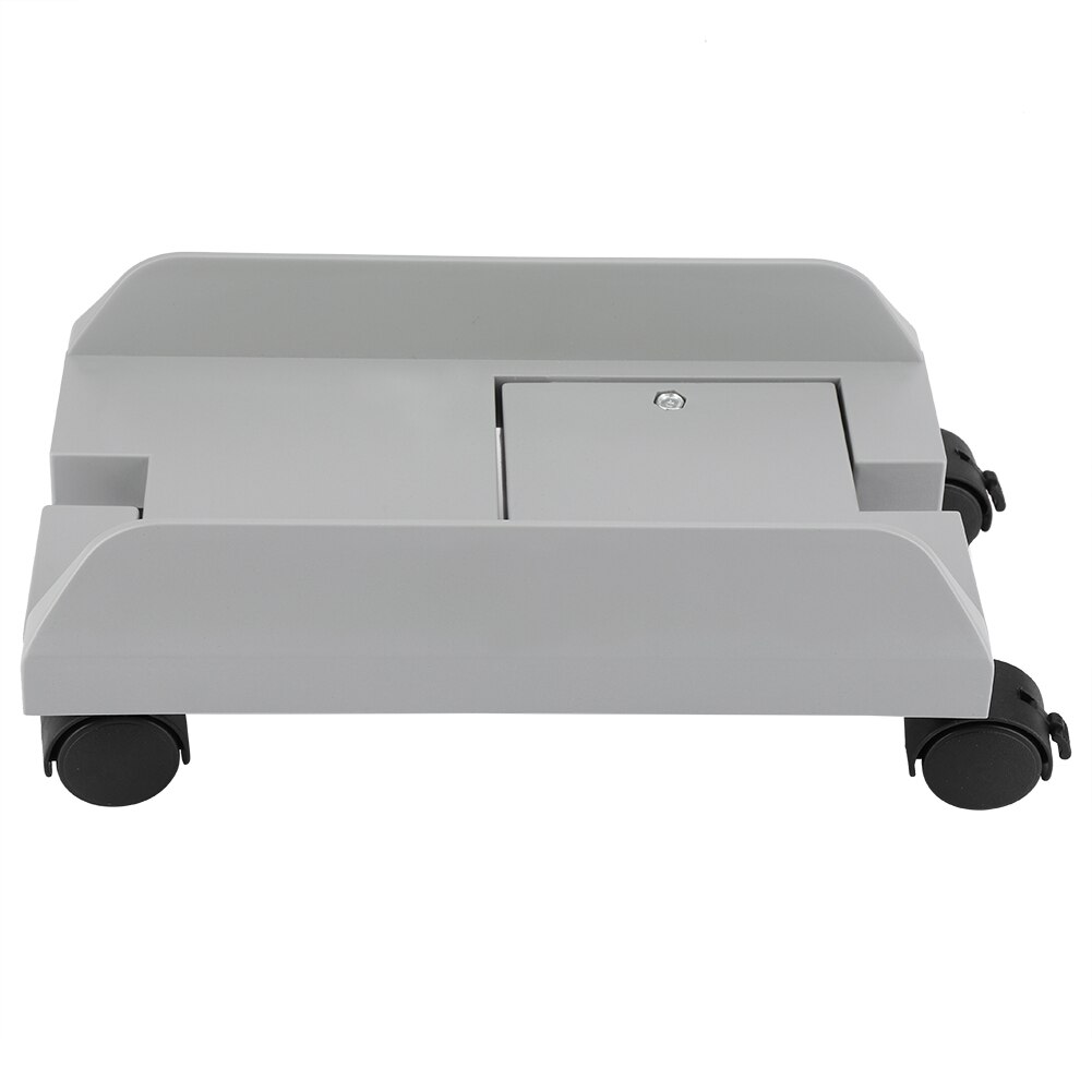 Width Adjustable PC Case Desktop CPU Stand Computer Tower Rolling Wheels