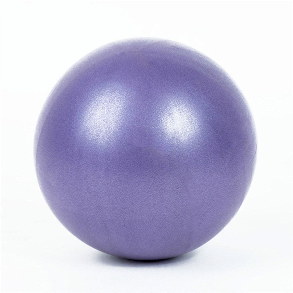 25cm Home Therapy Anti Burst Gym Ball Pilates Yoga Training Balance Exercise Fitness PVC Blood Circulation Coordinated Slimming: Purple