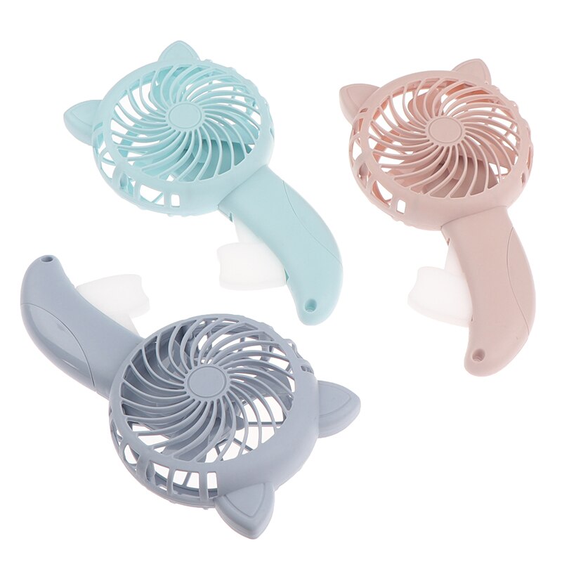 Handheld Fan Huishouden Geen Batterij Mini Ventilator Elektrische Ventilator Usb Pocket Fans Gekleurde Fans Cooling Willekeurige Kleur: Default Title