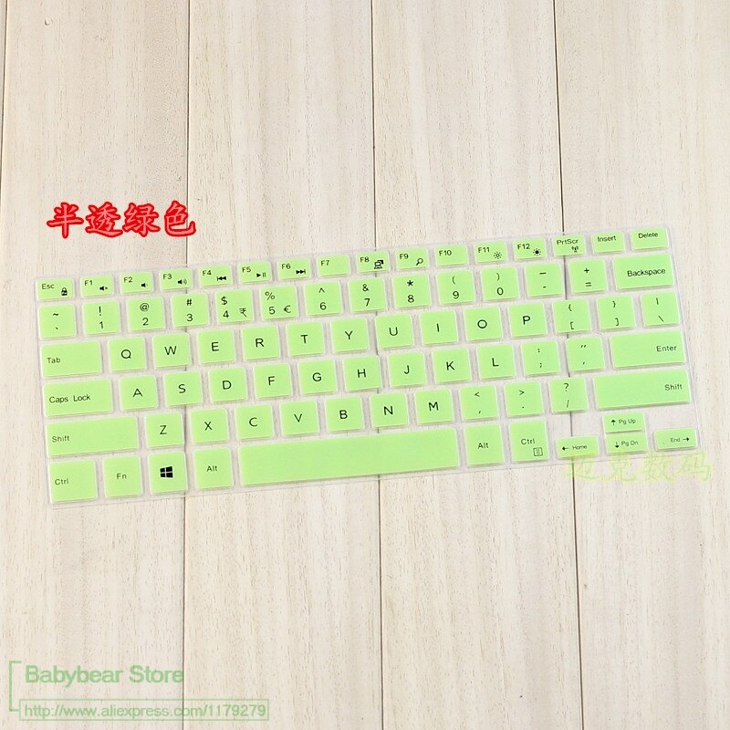 Silikon Tastatur Film Hülle für Dell Inspiron Breite 11 5000 5175 5179 10,8 zoll 11-5000 11 -5175 11-5179: Grün