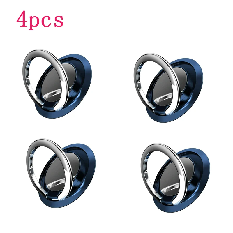 Universal Finger Ring Holder Stand Grip 360 Degree Rotating for Mobile Phone Car Magnetic Mount Phone Back Sticker Pad Bracket: PURPLE