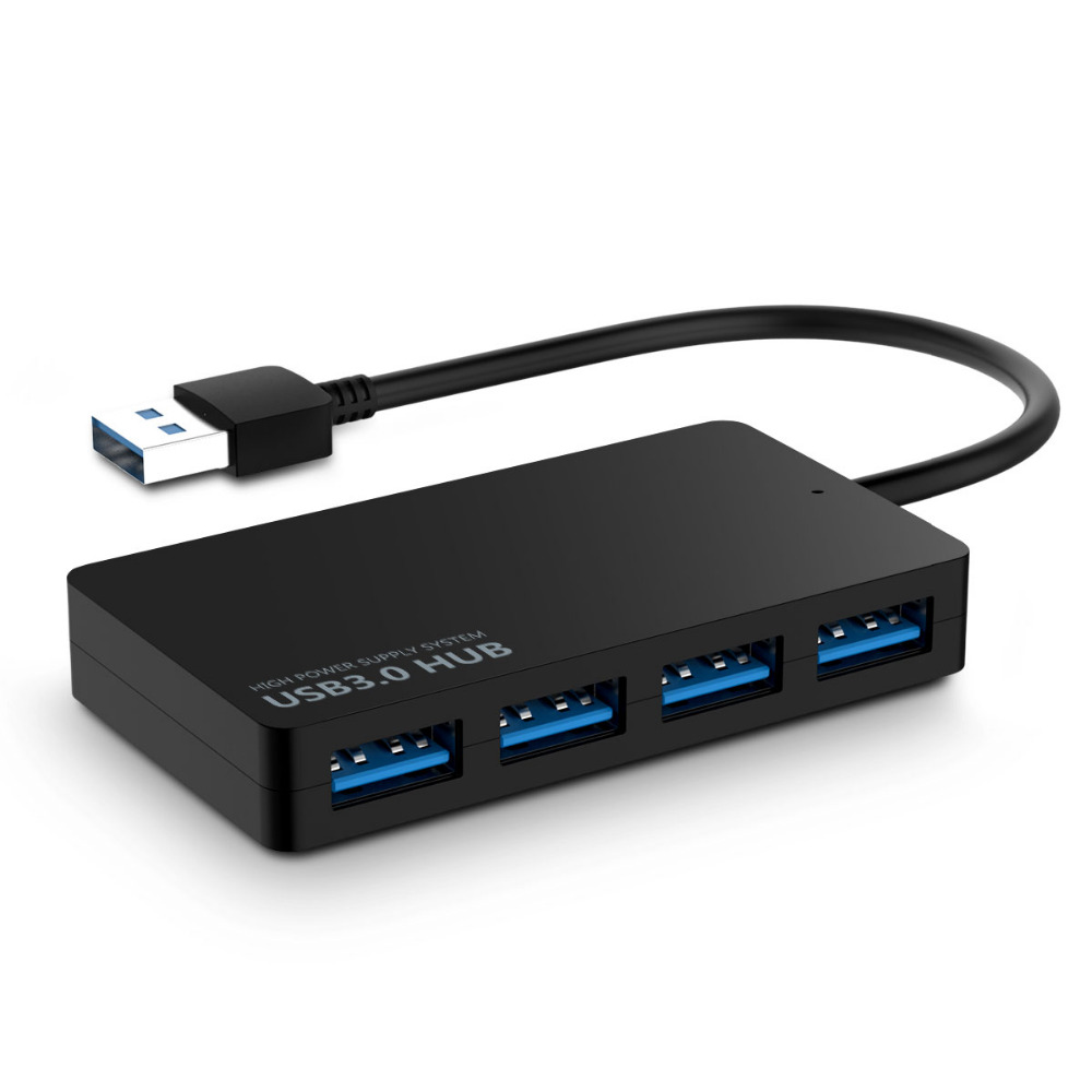 USB 3.0 4-Port USB Hub Splitter Adapter 5Gbps voor Laptop Computer PC Super Speed USB Hub: USB Hub