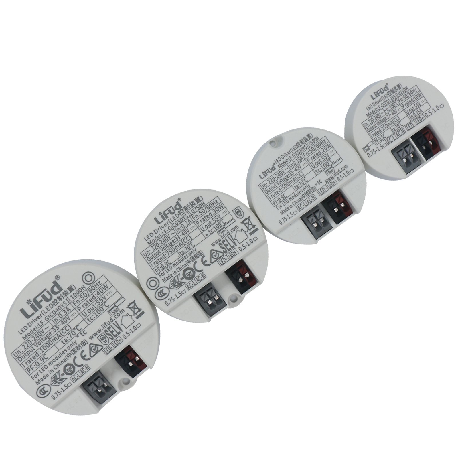 Pilote LED 40W 30W 20W 18W 14W 12W 10W DC33-40V, alimentation de plafond, transformateurs d'éclairage AC220-240V, projecteur LED à monter soi-même
